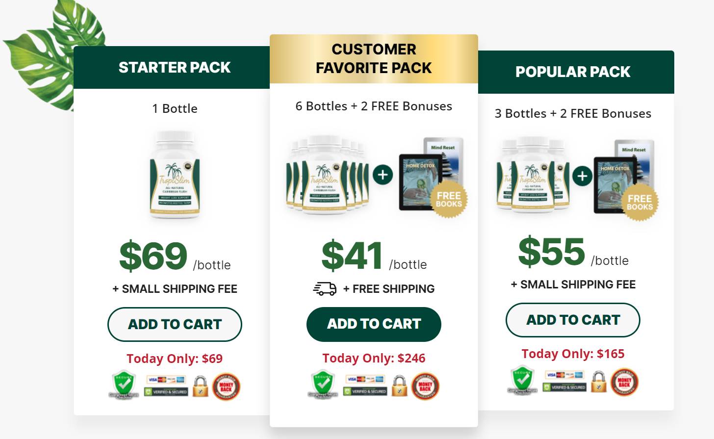 TropiSlim best package